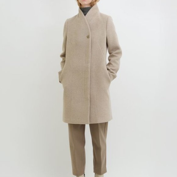 OAK+FORT Rust Cocoon Coat - Picture 9 of 10